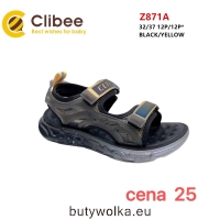 Sandały Dziecięce Z871A BLACK/YELLOW 32-37