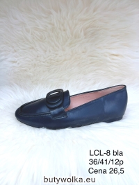 Baleriny damskie LCL-8 BLACK 36-41