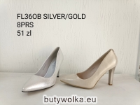 Szpilki DAMSKIE FL360B SILVER/GOLD 36-41 GOODIN