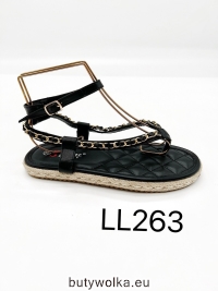 Sandały damskie LL263 BLK