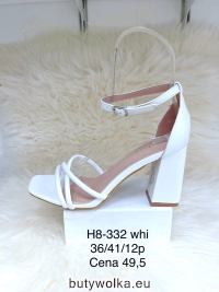 Sandały damskie H8-332 WHITE