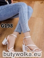 Sandały damskie G198 WHITE 36-41 0
