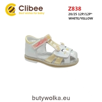 Sandały Dziecięce Z838 WHITE/YELLOW 20-25