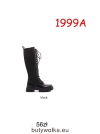 Kozaki Damskie 1999A BLACK 36-41