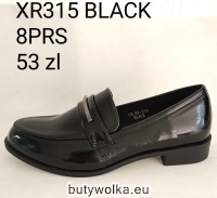 Mokasyny damskie XR315 BLACK