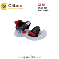 Sandały Dziecięce Z915 BLACK/RED 21-26