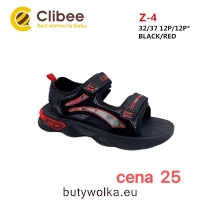 Sandały Dziecięce Z-4 BLACK/RED 32-37