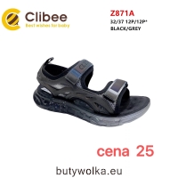 Sandały Dziecięce Z871A BLACK/GREY 32-37