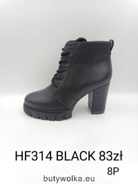 Botki damskie HF314 BLACK 36-41 GOODIN