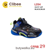 Sportowe dziecięce L354 BLACK/BLUE 32-37