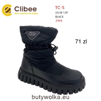 Śniegowce dziecięce TC-5 BLACK 33-38 OCIEPLANE