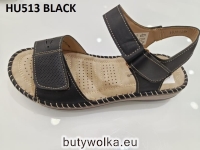 Sandały babcine HU513P BLACK 36-41