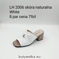 Klapki damskie LH2006 WHITE 36-41 GOODIN