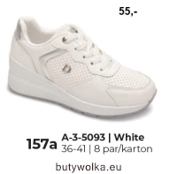 Sportowe damskie A-3-5093 WHITE 36-41